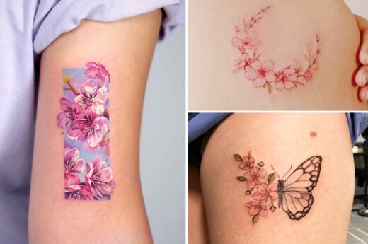 Tatouage Fleur De Cerisier