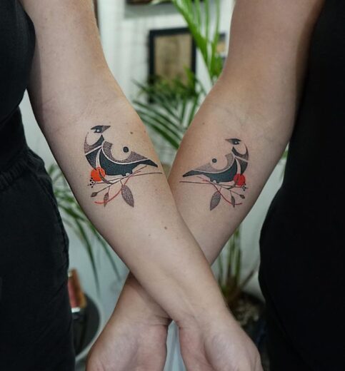 Tatouage Meilleure Amie Original