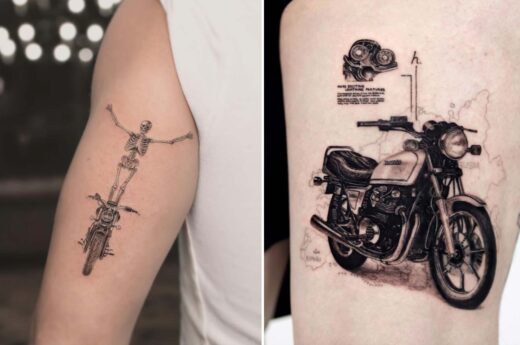 Tatouage Moto