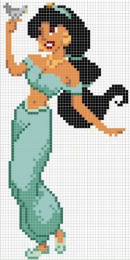 Pixel Art Jasmine 