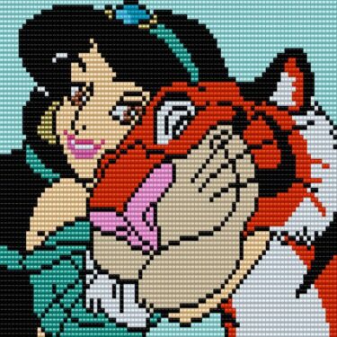 Pixel Art Jasmine Et Rajah 