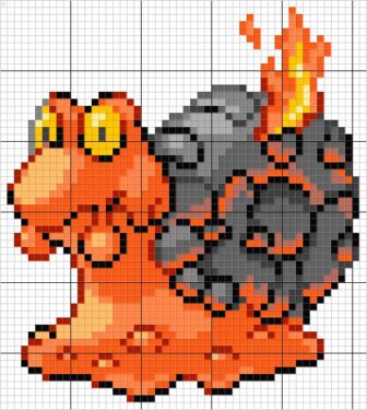 Pixel Art Volcaropod Détaillé 