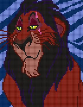 Pixel Art Scar Détaillé 