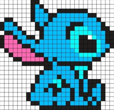 Pixel Art Stitch Facile 