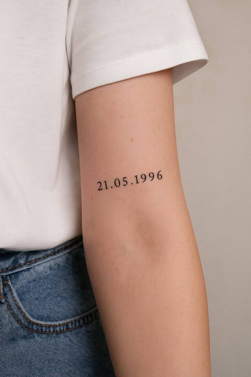 Tatouage date