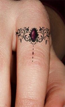 Pinterest Tatouage Bague