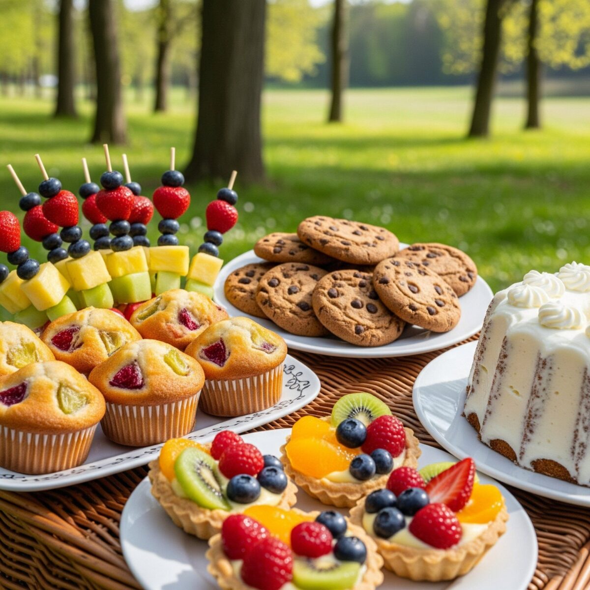 Desserts pour le pique nique