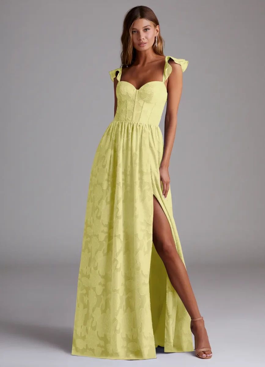 Robe Longue Sorbet Citron Candice