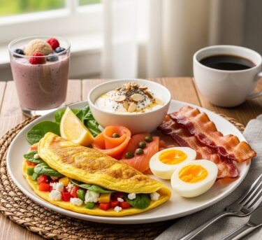 Petits déjeuners hyperprotéinés