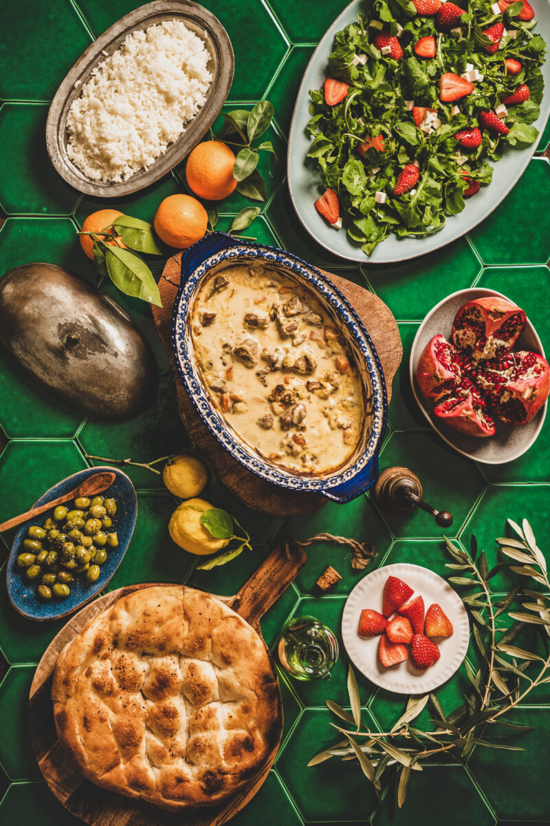 Dîner végétarien gourmand