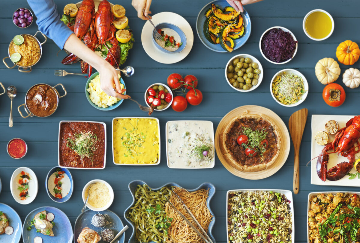 Dîner végétarien gourmand