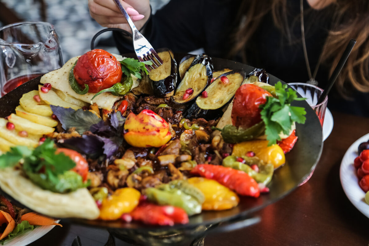 Dîner végétarien gourmand