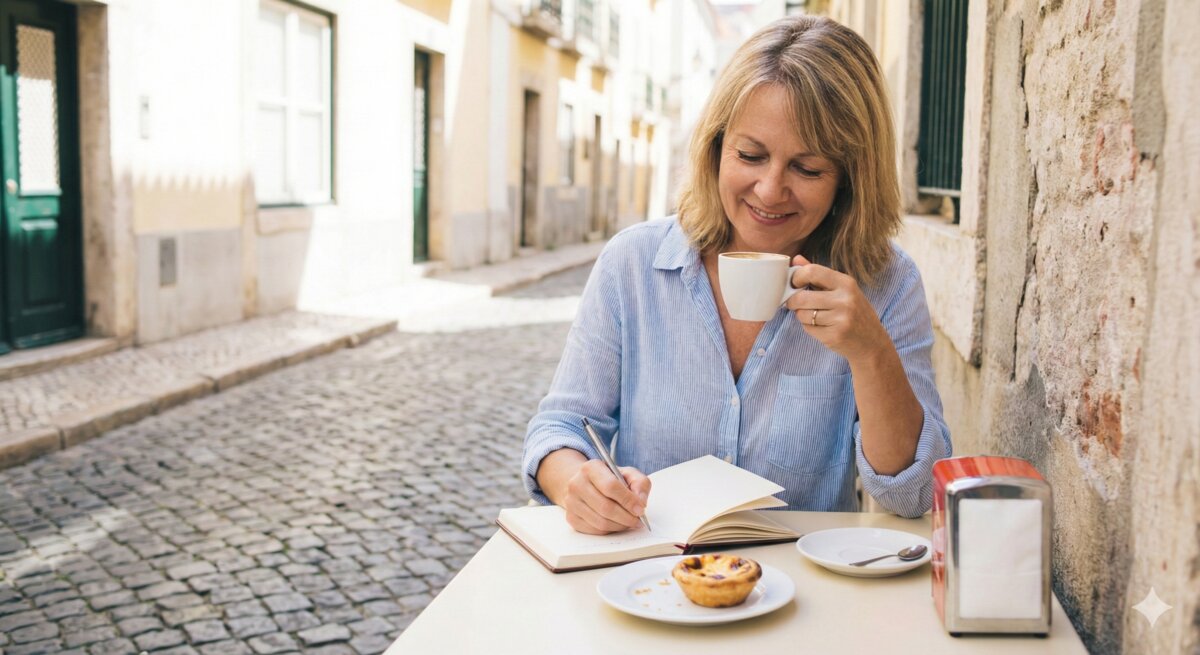 Une pause café à Lisbonne