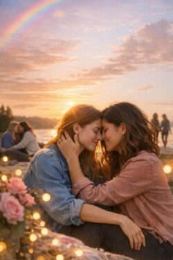 Amour entre 2 filles