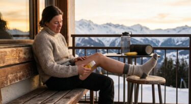 soulager vos courbatures après le ski