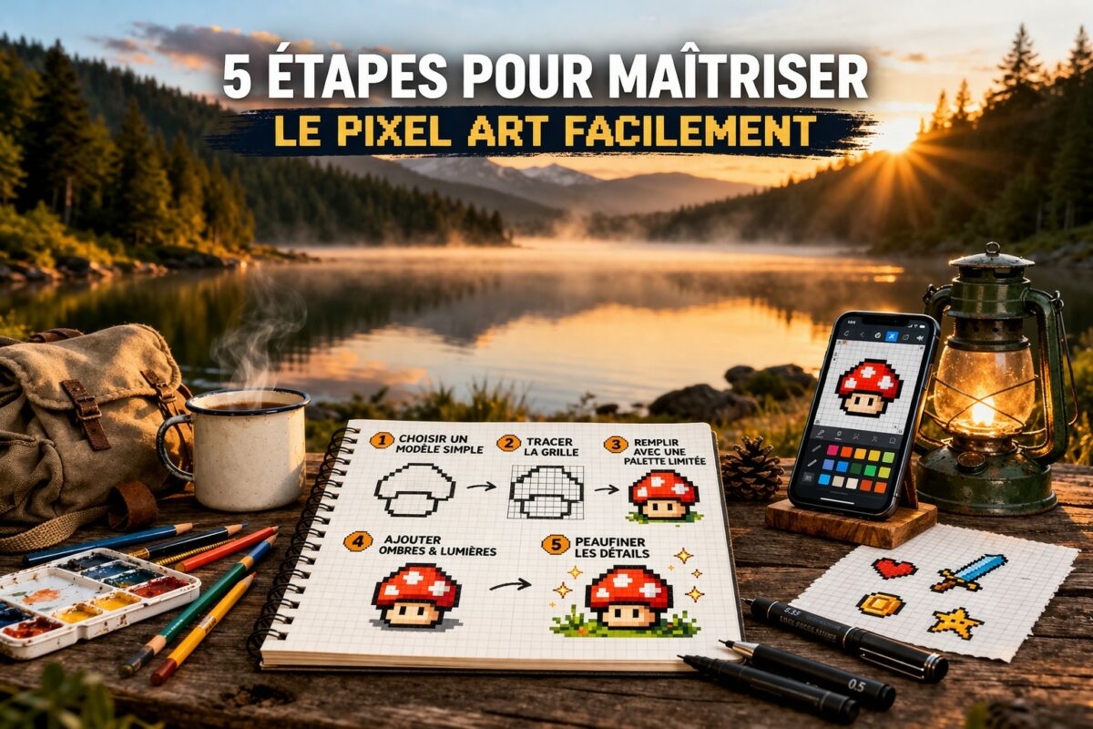 Pixel Art Facile Mario