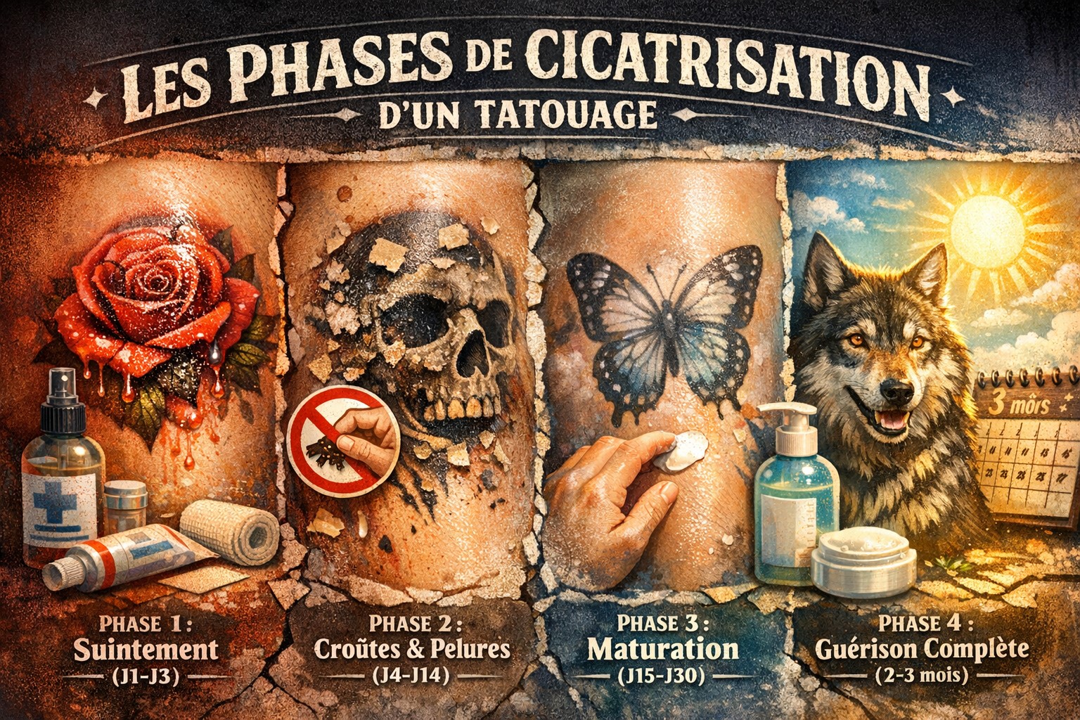 Cicatrisation tatouage